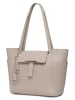Puccini Shopper in Taupe - (B)45 x (H)30 x (T)16 cm