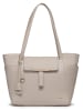 Puccini Shopper in Taupe - (B)45 x (H)30 x (T)16 cm