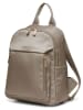 Puccini Rucksack "Pulse" in Taupe - (B)24 x (H)32 x (T)10 cm