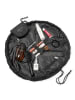 Puccini Kosmetiktasche in Schwarz - (B)23 x (H)12 x (T)26 cm