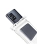 Puccini Pokrowiec w kolorze białym na telefon - 7,5 x 15,5 x 1 cm