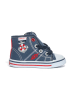 Primigi Leder-Sneakers "Funky" in Dunkelblau/ Rot