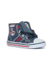 Primigi Leder-Sneakers "Funky" in Dunkelblau/ Rot