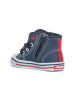 Primigi Leder-Sneakers "Funky" in Dunkelblau/ Rot