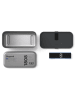 Monbento 5tlg. Lunch-Set "Beyond" in Silber/ Schwarz/ Blau