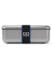 Monbento 5tlg. Lunch-Set "Beyond" in Silber/ Schwarz/ Blau