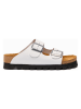 Comfortfusse  Leren slippers "Troy" wit