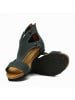Comfortfusse Leder-Sandalen "Vera" in Dunkelblau
