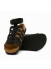 Comfortfusse Leder-Sandalen "Ares" in Schwarz