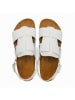 Comfortfusse Leder-Sandalen "Likya" in Weiß