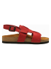 Comfortfusse  Leren sandalen "Likya" rood