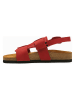 Comfortfusse  Leren sandalen "Likya" rood