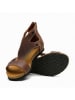 Comfortfusse Leder-Sandalen "Vera" in Braun
