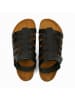Comfortfusse Leder-Sandalen "Ares" in Schwarz