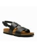 Comfortfusse Leren sandalen "Likya" zwart