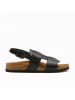 Comfortfusse Leren sandalen "Likya" zwart