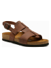 Comfortfusse  Leren sandalen "Likya" bruin