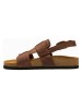 Comfortfusse  Leren sandalen "Likya" bruin