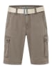 Timezone Jeansshorts in Taupe