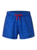 Timezone Badeshorts in Blau/ Weiß