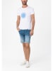 Timezone Jeansshorts in Hellblau