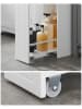 Songmics Badezimmerschrank in Weiß - (B)18 x (H)70 x (T)40 cm