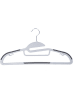 Songmics 50-delige set: kledinghangers grijs/zilverkleurig - (B)41,5 cm