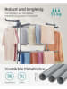 Songmics Wäscheständer in Grau - (B)126,6 x (H)169,2 x (T)64,2 cm