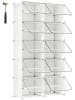 Songmics Schuhregal in Weiß - (B)82 x (H)152 x (T)32 cm