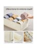 Songmics 8er-Set: Organizer in Creme