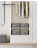 Songmics 4er-Set: Schubladen-Organizer in Grau - (B)30 x (H)17 x (T)42 cm