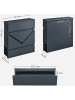 Songmics Briefkasten in Anthrazit - (B)37 x (H)37 x (T)10,5 cm