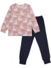 Walkiddy Pyjama in Rosa/ Dunkelblau