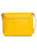Lucca Baldi Leder-Umhängetasche "Bagni" in Gelb - (B)25 x (H)17 x (T)7 cm