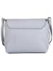 Lucca Baldi Leren schoudertas "Bagni" lichtblauw - (B)25 x (H)17 x (D)7 cm