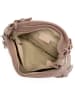 Lia Biassoni Leren schoudertas "Monate" beige