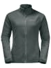 Jack Wolfskin Kurtka polarowa "Moonrise" w kolorze ciemnozielonym