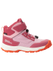 Jack Wolfskin Buty trekkingowe "Cyrox Texapore Mid" w kolorze różowo-pomarańczowym
