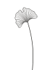 POSIWIO Tuinsteker ''Blad'' zwart - (L)100 x (B)29 cm
