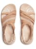 Merrell Skórzane sandały "Harbor Backstrap" w kolorze beżowym