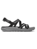 Merrell Leder-Sandalen "Harbor Backstrap" in Schwarz/ Grau