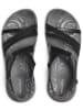 Merrell Leder-Sandalen "Harbor Backstrap" in Schwarz/ Grau