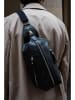 Victor & Hugo Paris Leder-Gürteltasche "Alex" in Schwarz - (B)35 x (H)30 x (T)10 cm