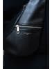 Victor & Hugo Paris Leder-Gürteltasche "Balt" in Schwarz - (B)35 x (H)30 x (T)10 cm