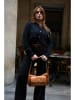 Victor & Hugo Paris Leder-Schultertasche "Sei" in Hellbraun - (B)25 x (H)30 x (T)15 cm