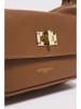 Victor & Hugo Paris Leder-Schultertasche "Sei" in Hellbraun - (B)25 x (H)30 x (T)15 cm