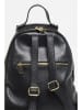 Victor & Hugo Paris Leder-Rucksack "Sadie" in Schwarz - (B)25 x (H)45 x (T)5 cm