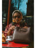 Victor & Hugo Paris Leder-Henkeltasche "Biana" in Braun - (B)29 x (H)25 x (T)13,5 cm