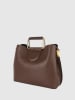 Victor & Hugo Paris Leder-Henkeltasche "Biana" in Braun - (B)29 x (H)25 x (T)13,5 cm