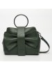 Victor & Hugo Paris Leren handtas "Alix" donkergroen - (B)25 x (H)20 x (D)10 cm
